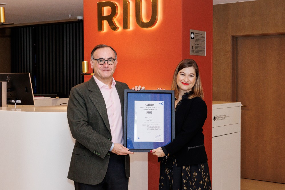 RIU erhält als erste Hotelkette die „Zero Food Waste“-Zertifizierung durch AENOR
