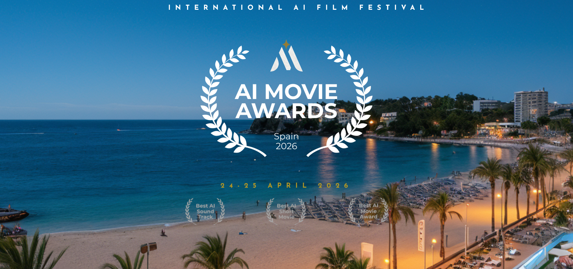 Calvià veranstaltet am 24. und 25. April 2026 die AI Movie Awards - das erste Festival der Balearen für KI-Kurzfilme