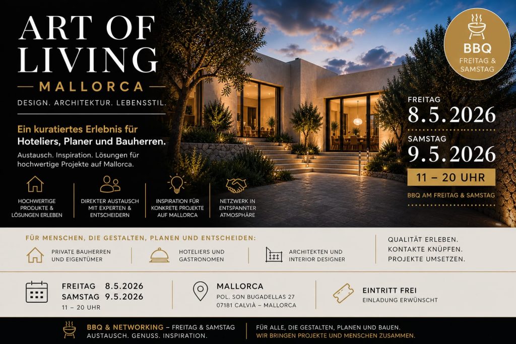 Art of Living Mallorca 2026 – Wo Design, Architektur und Lebensstil aufeinandertreffen